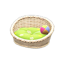 Animal Crossing Items Pet Bed White / Floral