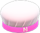 Animal Crossing Items Switch Pink cook cap with logo