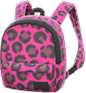 Animal Crossing Items Switch Pink leopard-print backpack