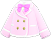 Animal Crossing Items Switch Pink school uniform with ribbon