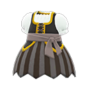 Animal Crossing Items pirate dress Black