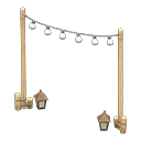 Animal Crossing Items Plain party-lights arch Light wood