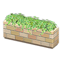 Animal Crossing Items Plant partition Light brick