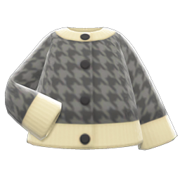 Animal Crossing Items Plover Cardigan Black