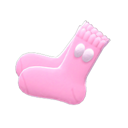 Animal Crossing Items Pom-pom Socks Pink