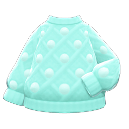 Animal Crossing Items Pom-pom Sweater Blue