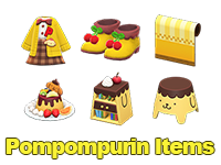 Animal Crossing Items Switch Pompompurin Items