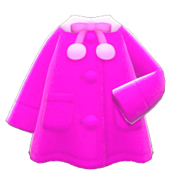 Animal Crossing Items Poncho Coat Pink