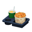 Animal Crossing Items Popcorn snack set Botanical Popcorn bucket Caramel & iced tea