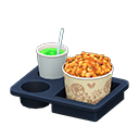 Animal Crossing Items Popcorn snack set Botanical Popcorn bucket Caramel & melon soda