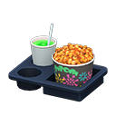 Animal Crossing Items Popcorn snack set Fireworks Popcorn bucket Caramel & melon soda