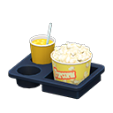 Animal Crossing Items Popcorn snack set Popcorn Popcorn bucket Salted & orange juice