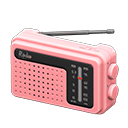 Animal Crossing Items Portable Radio Pink