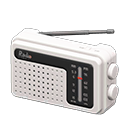 Animal Crossing Items Portable Radio White