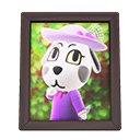 Animal Crossing Items Portia'S Photo Dark Wood