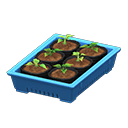 Animal Crossing Items Potted starter plants Blue