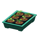 Animal Crossing Items Potted starter plants Green