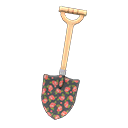 Animal Crossing Items Printed-design Shovel Black