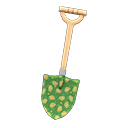 Animal Crossing Items Printed-design Shovel Green