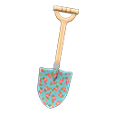 Animal Crossing Items Printed-design Shovel Light blue