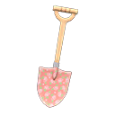 Animal Crossing Items Printed-design Shovel Pink