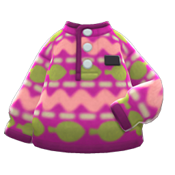 Animal Crossing Items Switch Printed Fleece Sweater