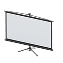 Animal Crossing Items Projection screen Black