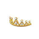 Animal Crossing Items Prom tiara Gold