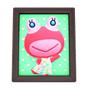 Animal Crossing Items Puddles'S Photo Dark Wood