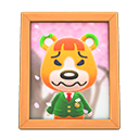 Animal Crossing Items Pudge'S Photo Natural Wood