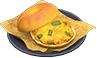 Animal Crossing Items Switch Recipe pumpkin bagel sandwich