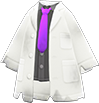 Animal Crossing Items Switch Purple necktie ripped doctor's coat