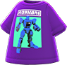 Animal Crossing Items Switch Purple robot hero tee