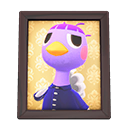 Animal Crossing Items Queenie'S Photo Dark Wood