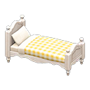 Animal Crossing Items Ranch bed Lemon gingham Comforter White