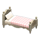 Animal Crossing Items Ranch bed Pink gingham Comforter Vintage