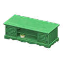 Animal Crossing Items Ranch lowboard None Cloth Green