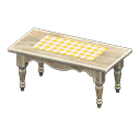 Animal Crossing Items Ranch tea table Lemon gingham Cloth Vintage