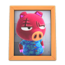 Animal Crossing Items Rasher'S Photo Natural Wood