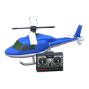 Animal Crossing Items RC helicopter Blue