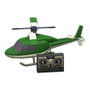 Animal Crossing Items RC helicopter Green