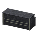 Animal Crossing Items Reception counter Name list Paper under the counter Black marble