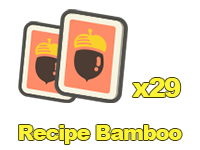 Animal Crossing Items Switch Recipe Bamboo x29