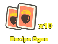 Animal Crossing Items Switch Recipe Bgas x10