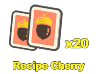 Animal Crossing Items Switch Recipe Cherry x20