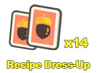 Animal Crossing Items Switch Recipe Dress-Up x14