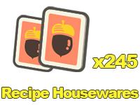 Animal Crossing Items Switch Recipe Housewares x245