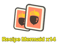 Animal Crossing Items Switch Recipe Mermaid x14