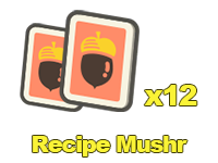 Animal Crossing Items Switch Recipe Mushr x12