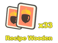 Animal Crossing Items Switch Recipe Wooden x33